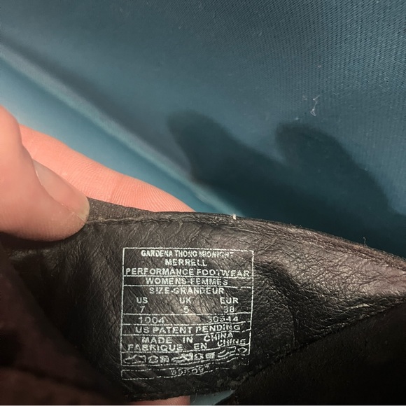 Merrell Sandals Size 7 Black Women's "Gardena" Comfort Sandal Slip On Slide - Picture 7 of 9